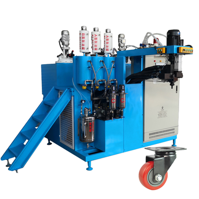 पु Castor पहिए बनाने 0.01S Polyurethane कास्टिंग मशीन