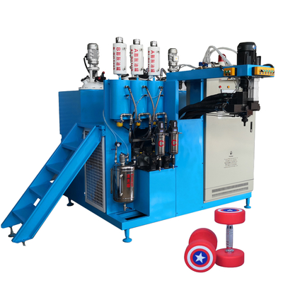 स्टेनलेस स्टील डम्बल Polyurethane कास्टिंग उपकरण